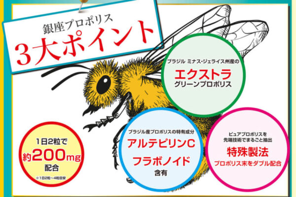 健康と美を守るブラジル産高品質「銀座プロポリス」　楽天大感謝祭セールで12月26日まで期間限定価格で販売！