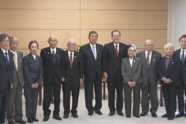 【速報】日本被団協が石破総理と面会 核禁止条約への参加求める 3月に締約国会議