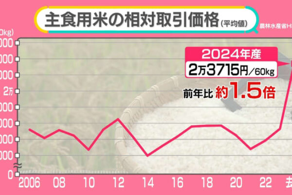 “米騒動”いつまで？──秋より高騰、5kgで4000円も　確保競争なお…専門家「品薄感が解消されず」ナゼ【#みんなのギモン】