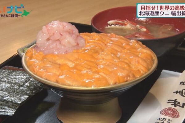 ウニが「世界４大珍味」に？　北海道の食品輸出増やせ